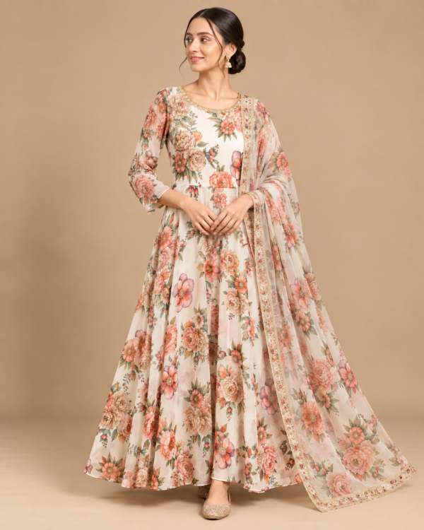 ChatGPT Image Sep 12, 2026, 06_53_56 PM Ivory Floral Printed Anarkali Gown with Embroidered Dupatta